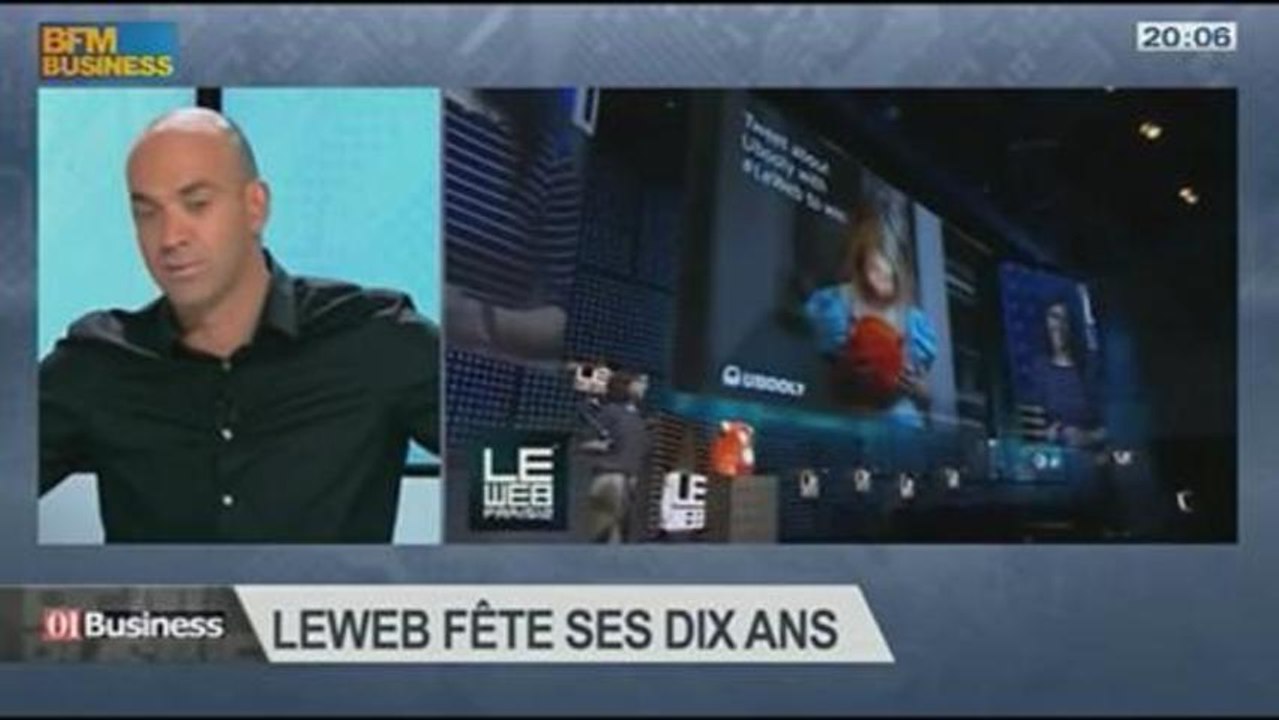 LeWeb fête ses dix ans: Loïc Le Meur dans 01Business - 07/12 1/4