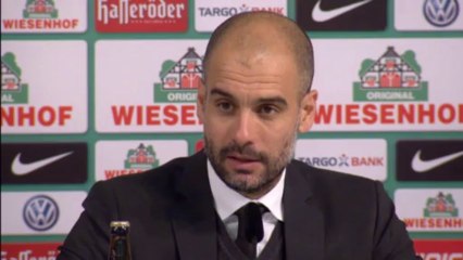 Guardiola al settimo cielo dopo il trionfo di Brema