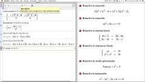 05 Geogebra CAS y Matemáticas. Ecuaciones y sistemas