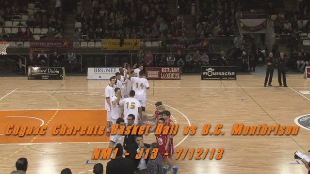 Résumé Basket: Cognac vs Montbrison NM1 J13