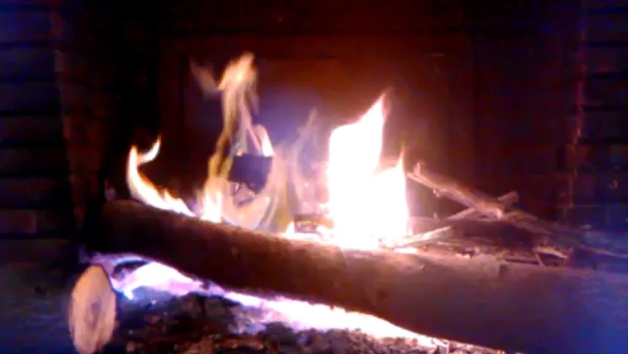 feu de cheminée