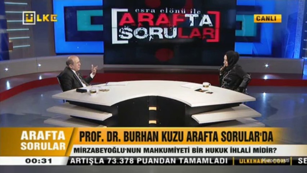 Burhan Kuzu ; Esra Elönü İle Arafta sorular Programı 07.11.2013-Bölüm-2