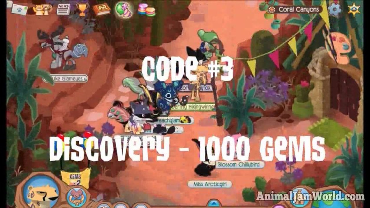 Animal Jam Codes for Gems 2014