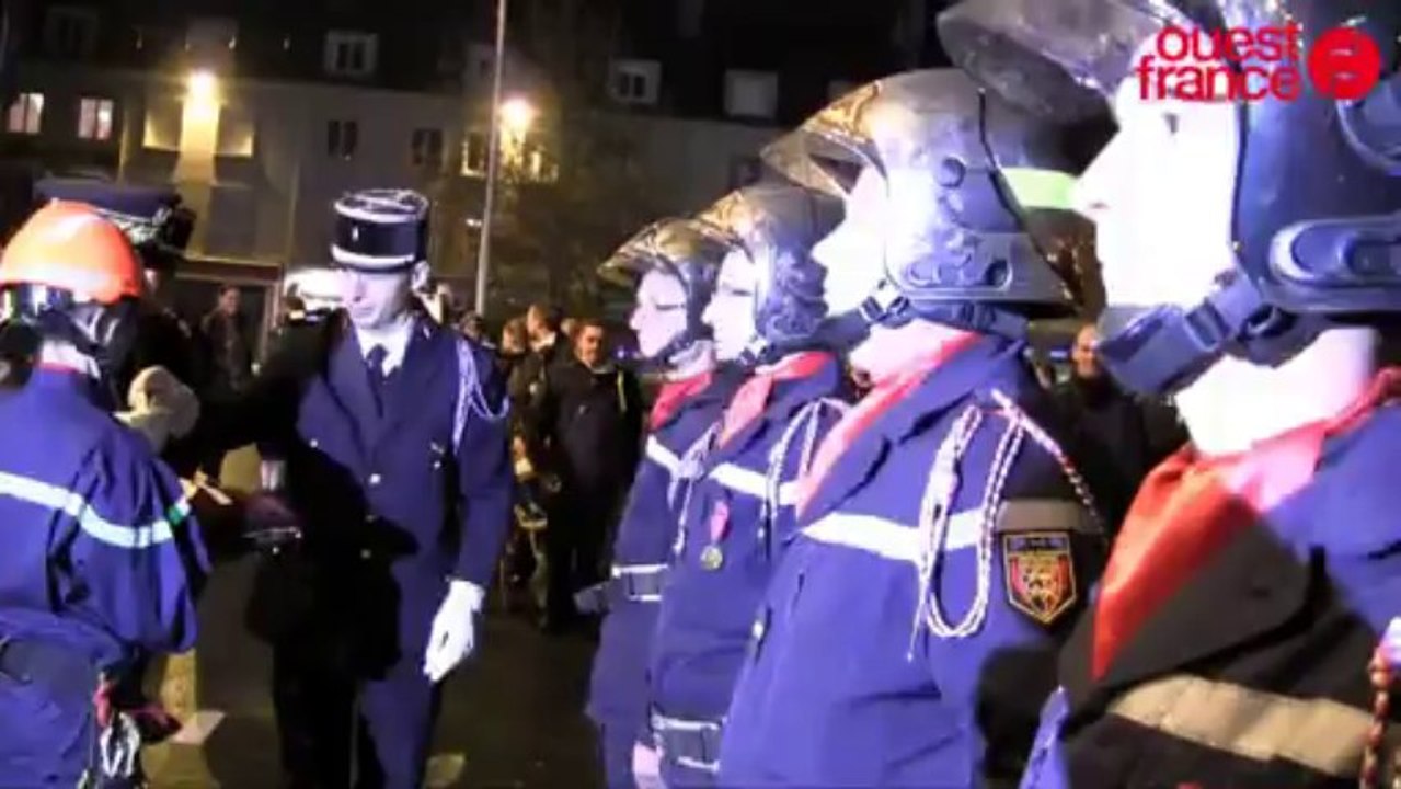 Sainte Barbe à Saint-Lô : les pompiers médaillés et promus