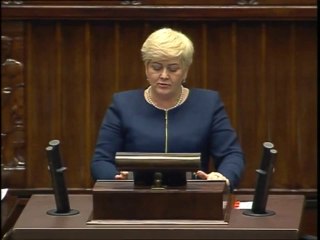Małgorzata Pępek - Wystąpienie z dnia 05 grudnia 2013 roku.