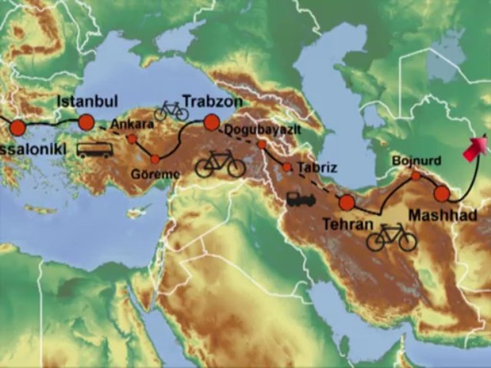 voyage en velo de Sylvain et Pierre