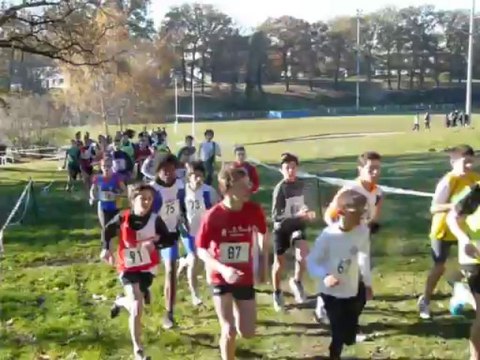 départ minimes cross du LEC 8-12-2013