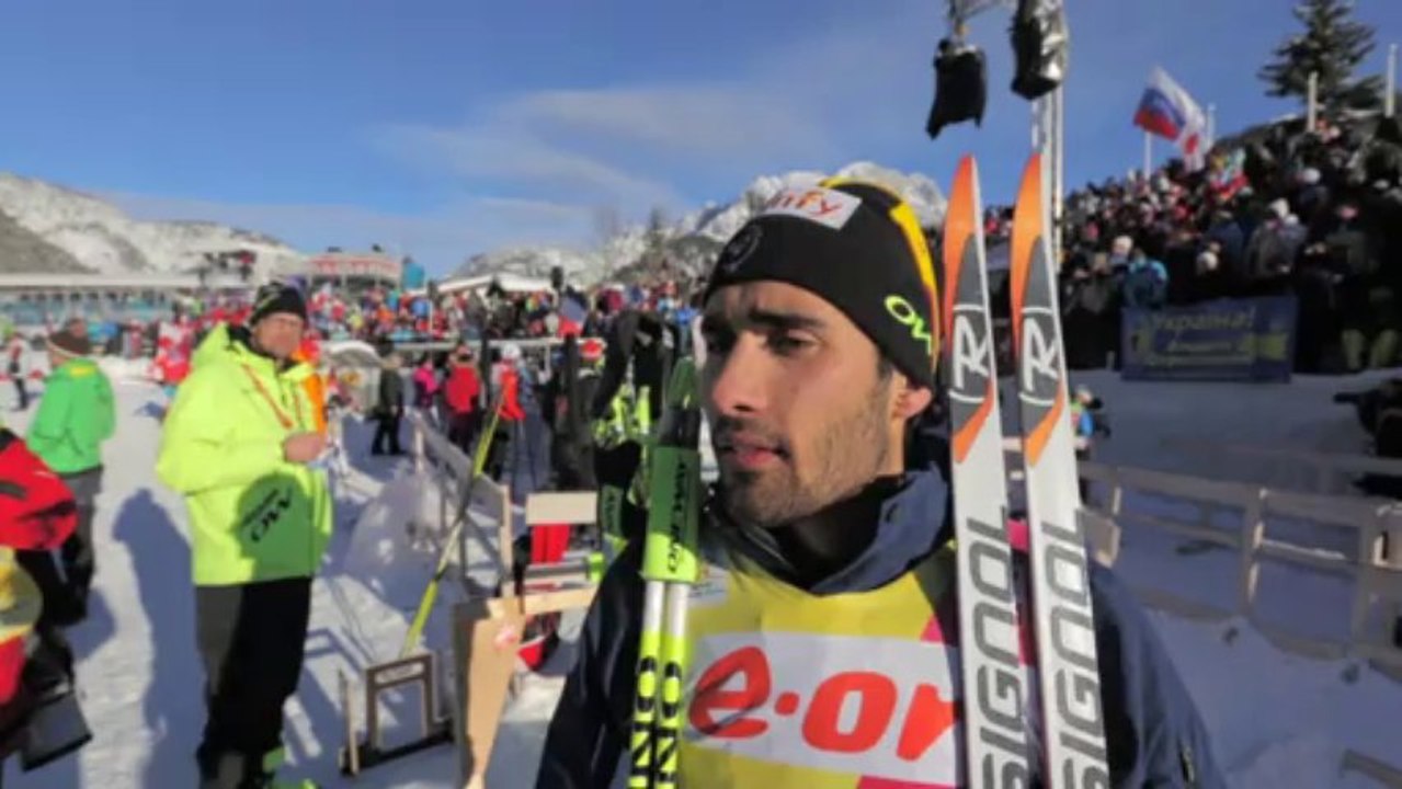 Martin Fourcade ITV PURSUIT HOC