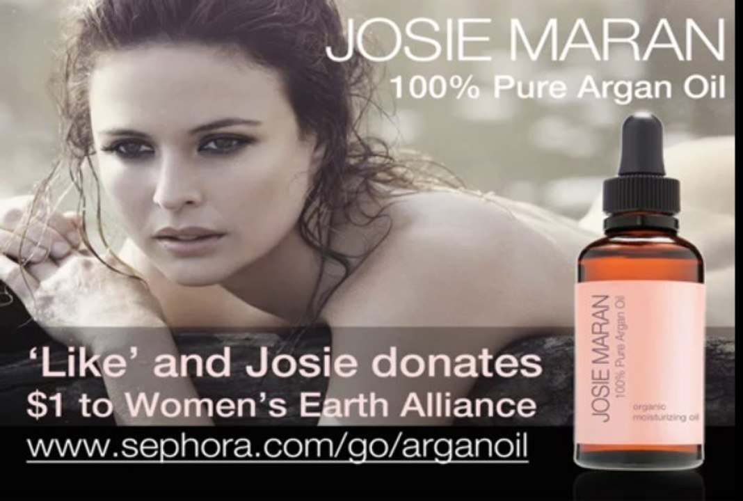 Josie Maran for "Josie Maran Argan Oil" Ad camp...