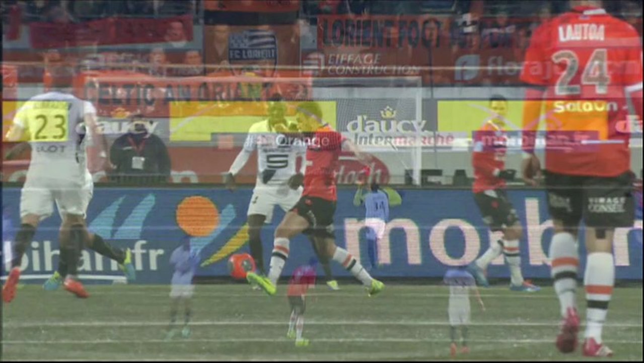 But Yann JOUFFRE (87ème) - FC Lorient - Stade Rennais FC - (2-0) - 07/12/13 (FCL - SRFC)