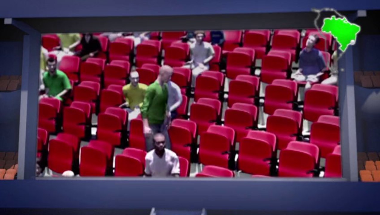 Coupe du Monde de foot 2014: Le stade Maracana, Rio de Janeiro