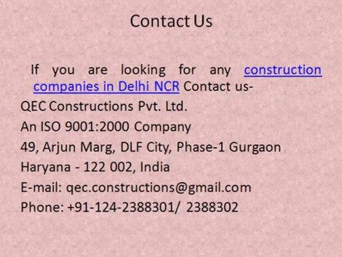 call @ 91+9810110426 Great Experienced construction companies in Delhi NCR