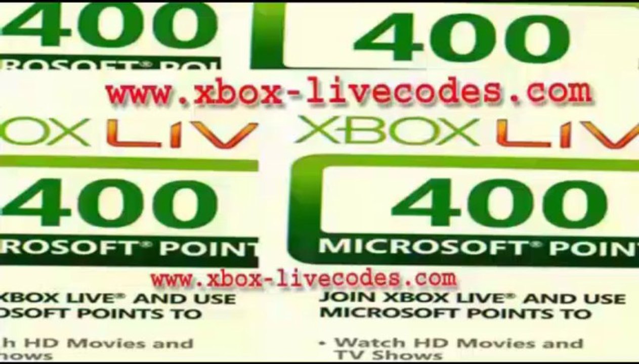 WORKING - Free Xbox Live Gold Codes And Microsoft Points [1,3,12 Month Xbox Live Codes]