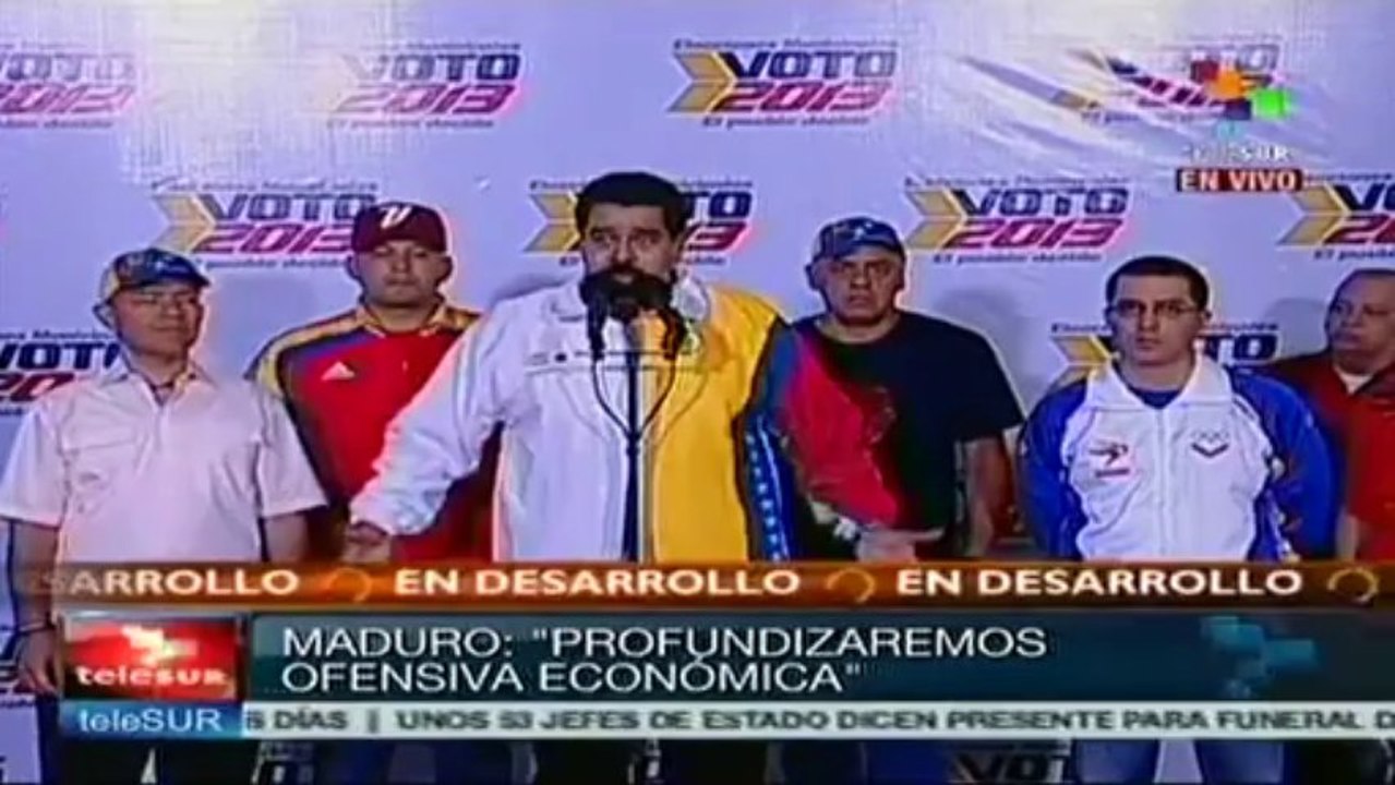 Recordaremos 2013 como el año que mantuvimos la patria de Chávez