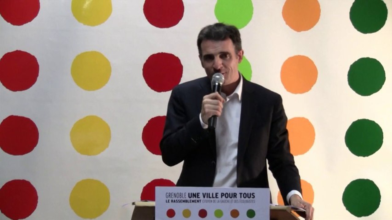 Eric Piolle candidat du rassemblement "Grenoble, Une Ville pour Tous" - élections municipales de mars 2014
