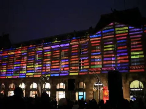 Strasbourg-Aubette-Son et Lumière-Noël 2013