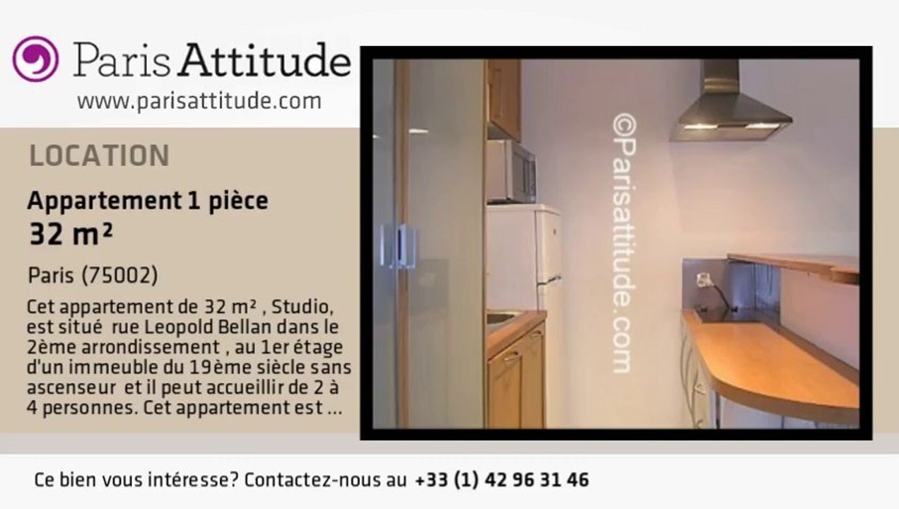 Appartement Studio à louer - Montorgueil, Paris - Ref. 6973