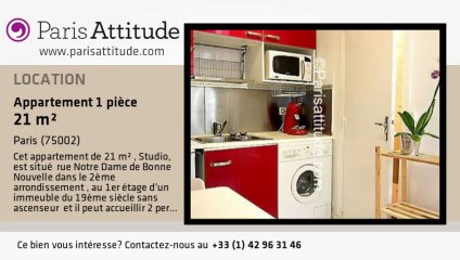 Appartement Studio à louer - Montorgueil, Paris - Ref. 3356