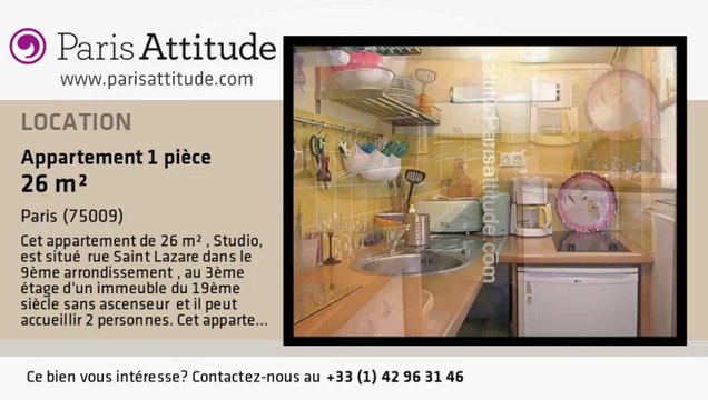 Appartement Studio à louer - Notre Dame de Lorette, Paris - Ref. 6816