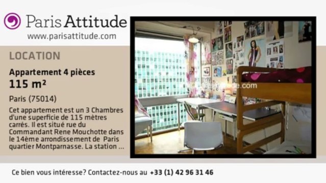 Appartement 3 Chambres à louer - Montparnasse, Paris - Ref. 2298