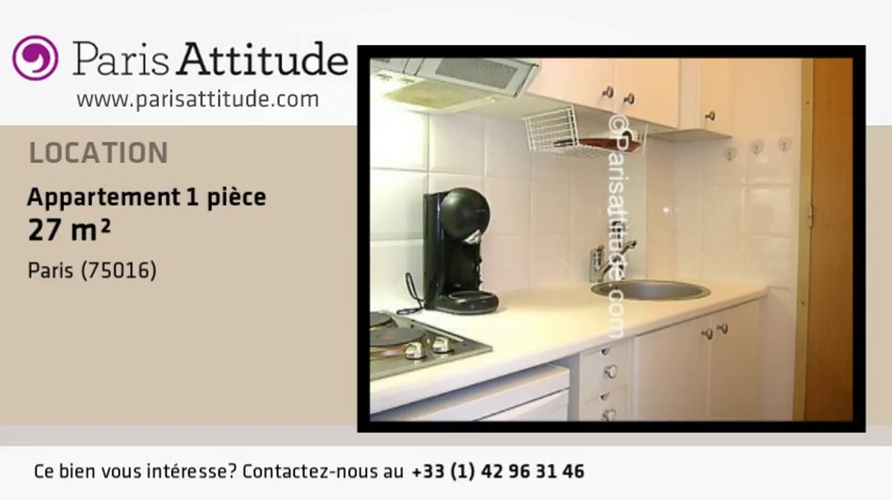 Appartement Studio à louer - Jasmin, Paris - Ref. 4768