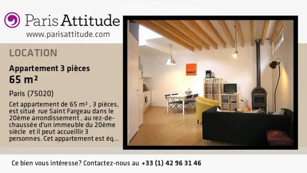 Maison de Ville 2 Chambres à louer - Porte des Lilas, Paris - Ref. 5228