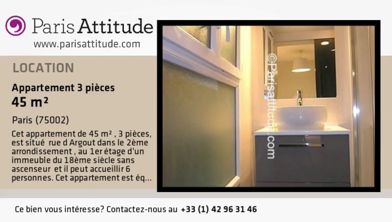 Appartement 2 Chambres à louer - Montorgueil, Paris - Ref. 7706