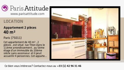 Appartement 1 Chambre à louer - Charonne, Paris - Ref. 6638