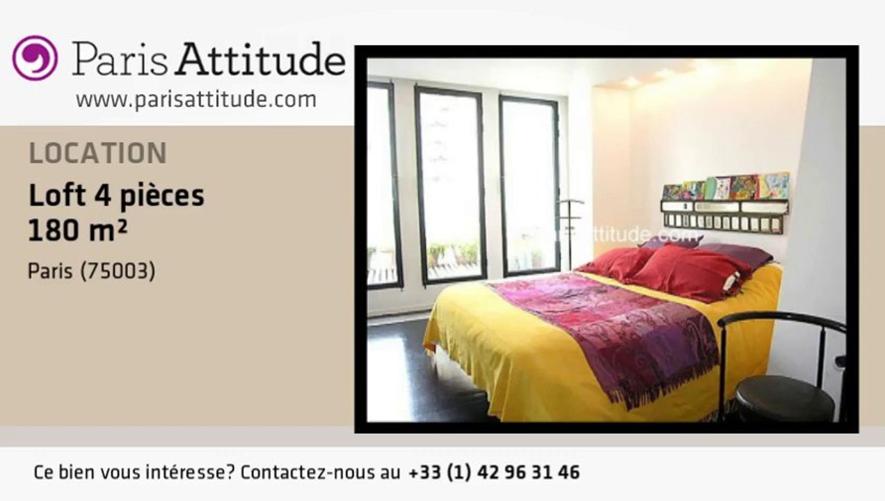 Loft 3 Chambres à louer - Musée Picasso, Paris - Ref. 483
