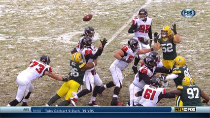 Mike Neal forces a fumble, Johnny Jolly recovers it