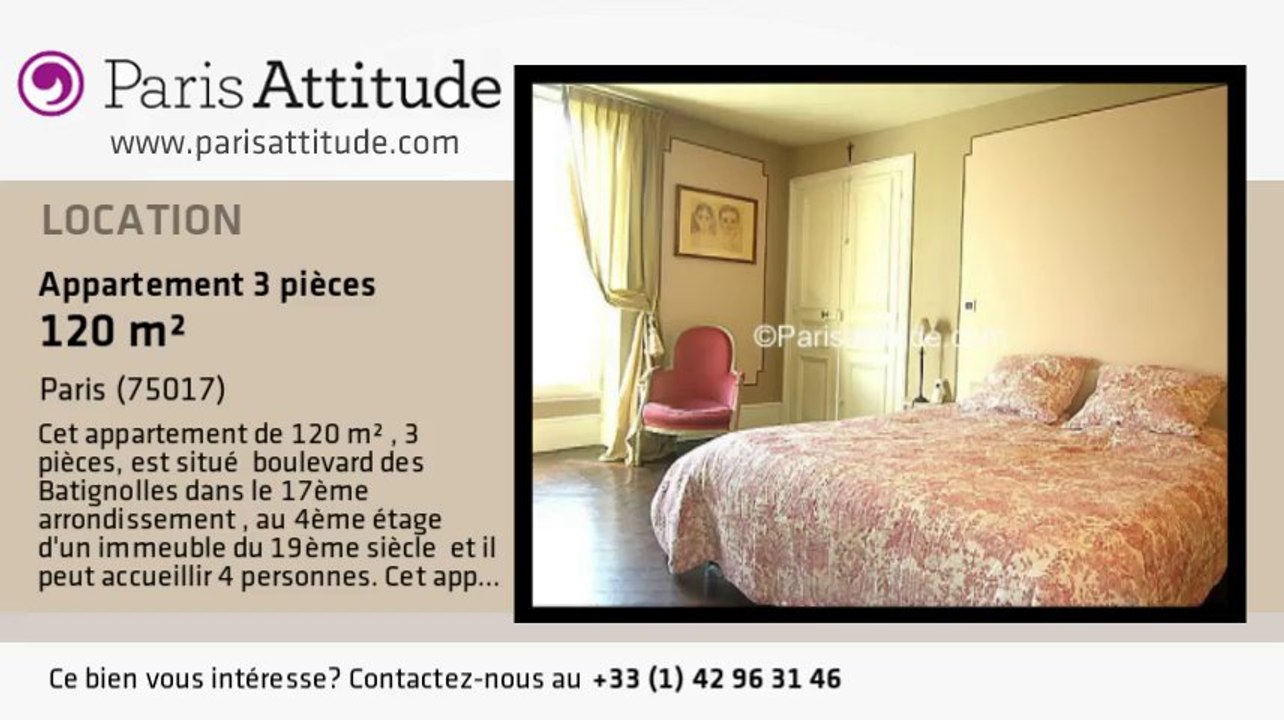 Appartement 2 Chambres à louer - Batignolles, Paris - Ref. 6126