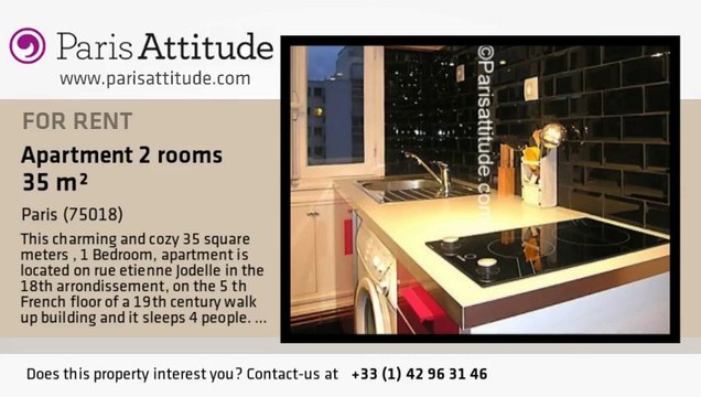 1 Bedroom Apartment for rent - Montmartre, Paris - Ref. 6752