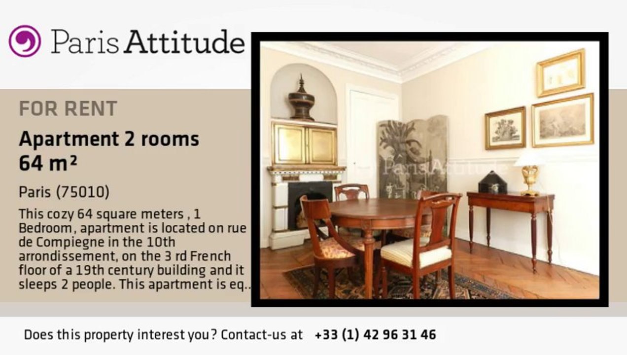 1 Bedroom Apartment for rent - Gare de l'Est/Gare du Nord, Paris - Ref. 8677