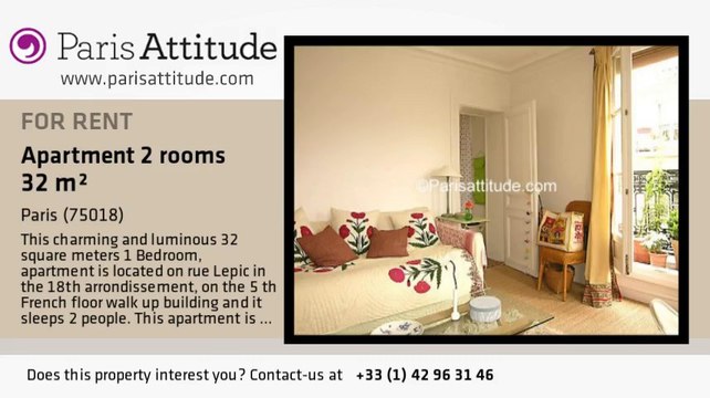 1 Bedroom Apartment for rent - Montmartre, Paris - Ref. 1377