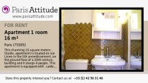 Studio Apartment for rent - Place Monge, Paris - Ref. 4923