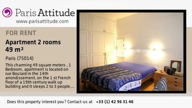 1 Bedroom Apartment for rent - Montparnasse, Paris - Ref. 5782