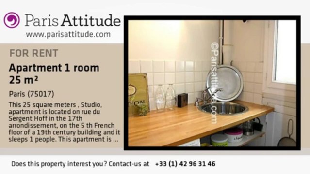 Studio Apartment for rent - Pereire, Paris - Ref. 2041