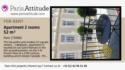 1 Bedroom Apartment for rent - Ecole Militaire/Unesco, Paris - Ref. 6005