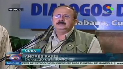 Disponen FARC y EP hacer un cese al fuego por 30 días en Colombia