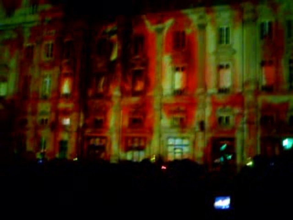 Fête des Lumières - 2013 -place des Terreaux : Le prince des Lumières- Partie 1