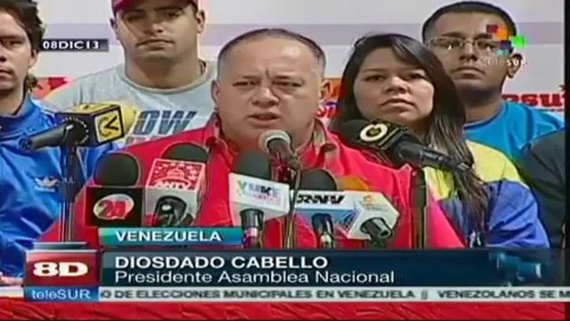 Transcurrió en calma jornada electoral venezolana: Diosdado Cabello