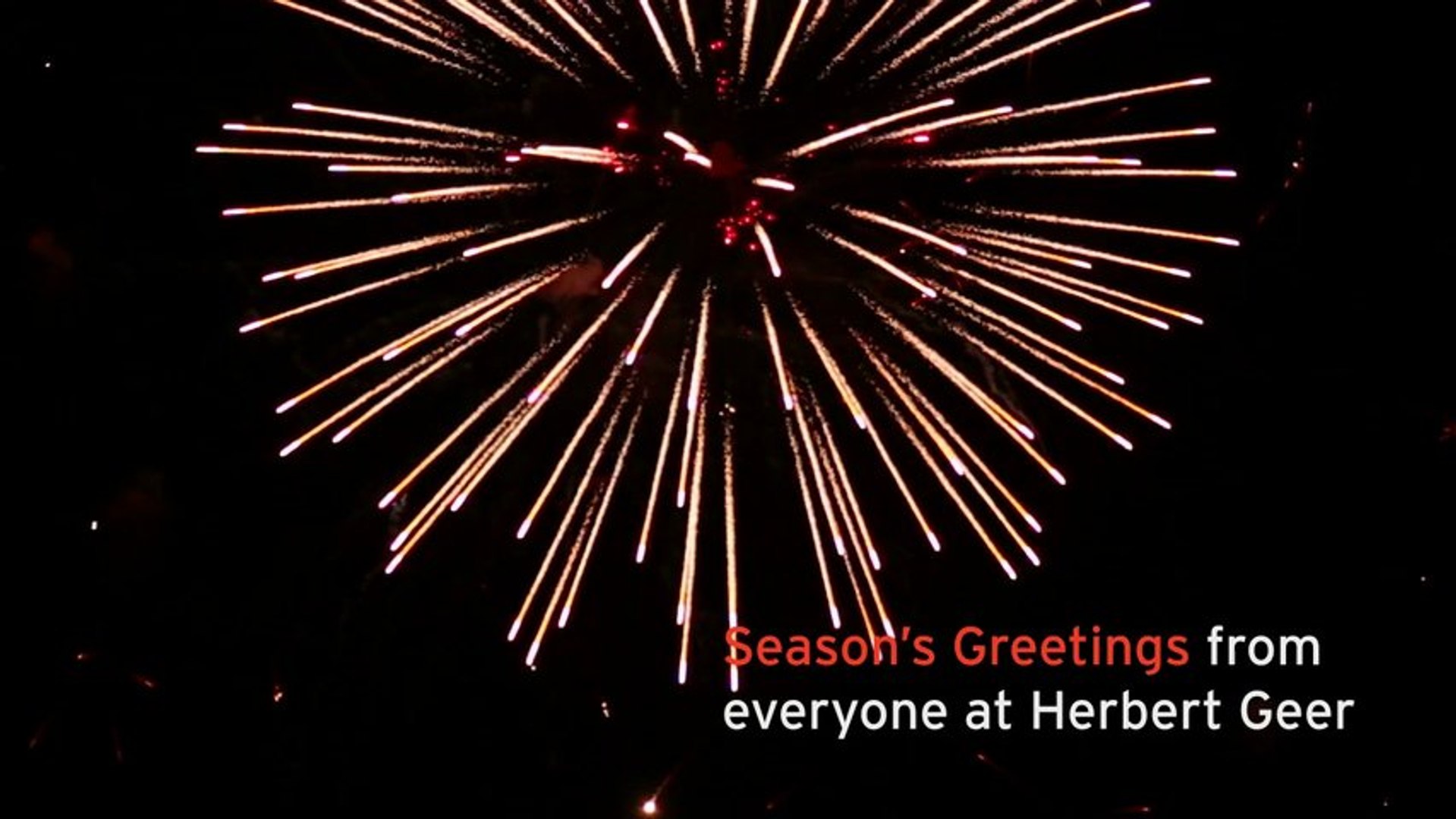 Herbert Geer Season's Greetings 2013