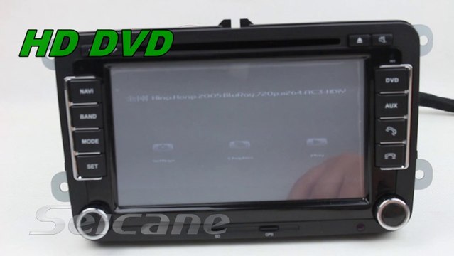 Volkswagen Caddy stereo bluetooth head unit with rearview camera