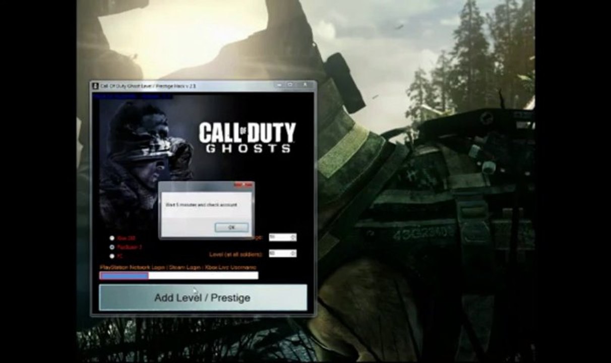 [PS3] COD GHOSTS HACK UNLOCK ALL MODS 2014