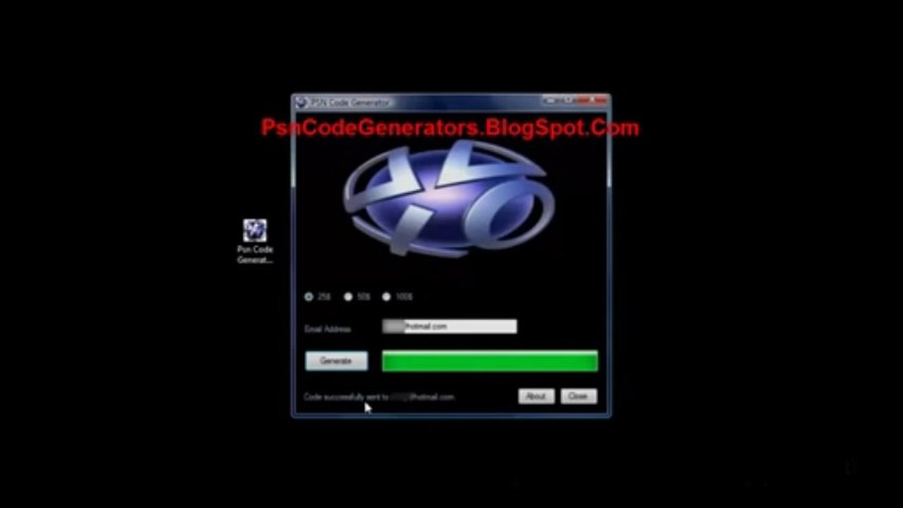 PSN Code Generator 2013 [WORKING] January Update 2013