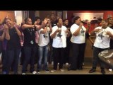 Hotel staff sing tribute to Mandela