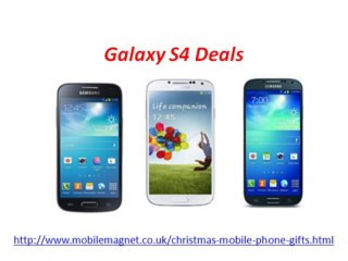 Best Christmas Mobile Offers on iPhone 5S Deals, iPhone 5C Deals, Galaxy S4 Deals