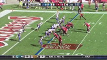 QB Glennon to TE Wright, 5-yd, pass, TD