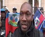les haitiens de france ont  manifester l pour  arreter  le massacre  des haitiens en  dominicani