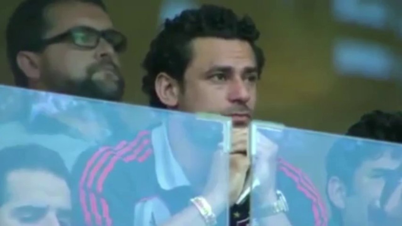 Fred en larmes après la relégation de Fluminense